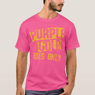 T-shirt Purple Gold Jeu Groupe Pour Football Lycée