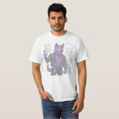T-shirt Purple husky à Leather (Devant entier)