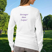 T-shirt Purple papillon Lupus guerrier