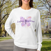 T-shirt Purple papillon Lupus guerrier