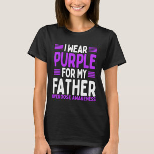T-shirt Purple Ribbon Père Papa Surdose Sensibilisation Pa