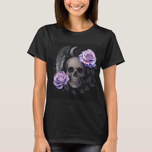 T-shirt PURPLE SKULL (Devant)