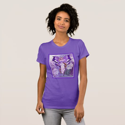 T-shirt Purple Sun Fairy (Devant entier)