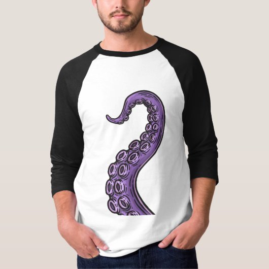 T-shirt Purple Tentacle (Devant)