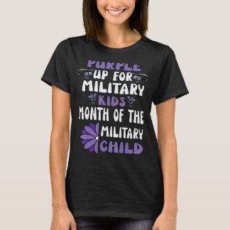 T-shirt Purple Up Militaire Léopard Tournesol Bleache
