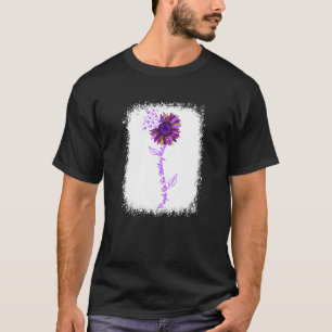 T-shirt Purple Up Militaire Tournesol Léopard Bleache