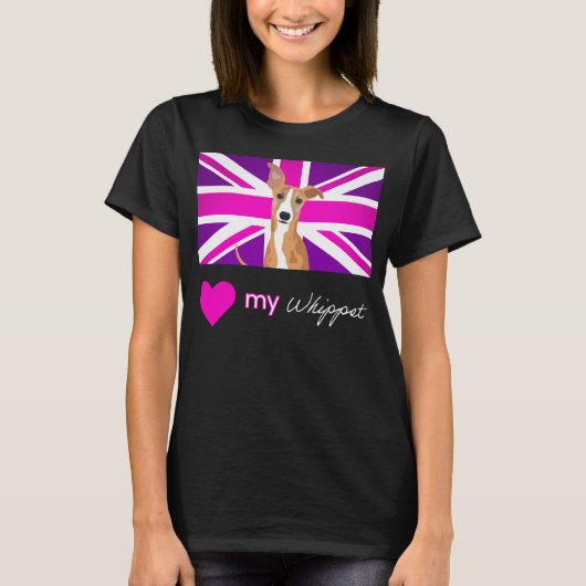 T-shirt PURPLEWHIPPET (DARK) Basic (Devant)