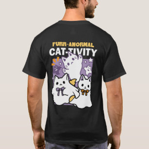T-shirt Purr-anormal Cat-tivity - Halloween Cat Design