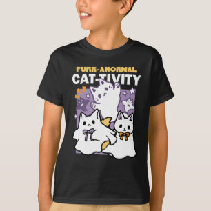 T-shirt Purr-anormal Cat-tivity - Halloween Cat Design