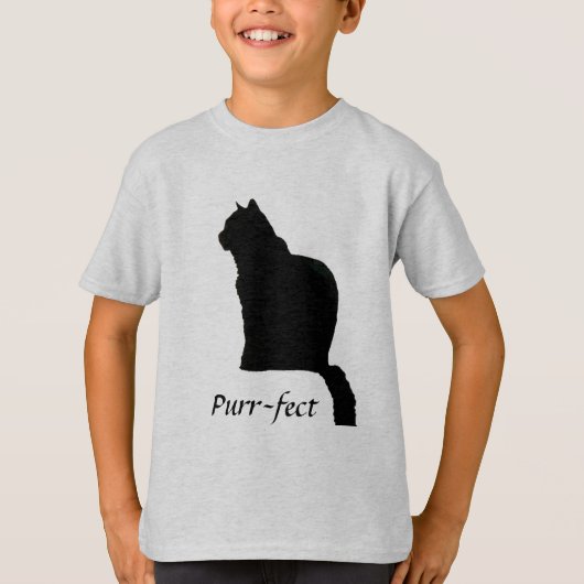 T-shirt Purr-fect (enfants) (Devant)