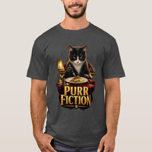 T-shirt Purr Fiction Cat Comedy