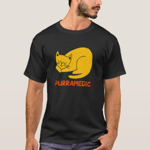 T-shirt Purramedic Chat Paramedic Kitten EMT Chat Maman
