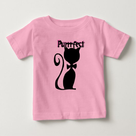 T-shirt Purrfect Kitty pour bébé en bas âge (Devant)