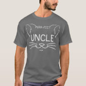 T-shirt Purrffect Oncle Amoureux des chats Famille Meilleu (Devant)