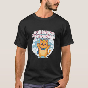 T-shirt Purrhaps Vous êtes Mignon Chat Kawai Félin Amour