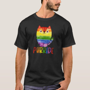 T-shirt Purride Chat Rainbow Color Lgbt Gay pride Mois Kit