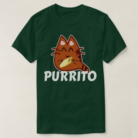 T-shirt Purrito Cat Burrito (Design devant)