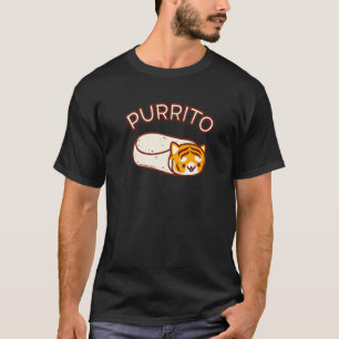T-shirt Purrito Le Chat Burrito Tigre