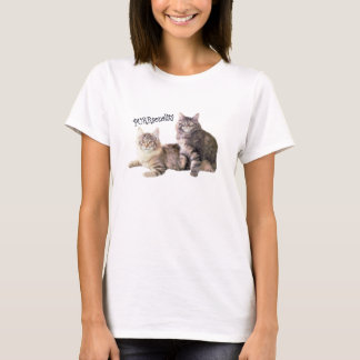 T-shirt PURRsonality de dames de chats