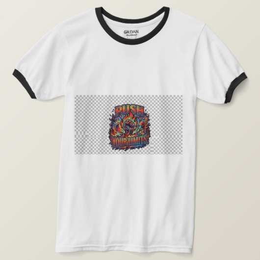 T-shirt Push Your Limits.T-Shirt (Design devant)