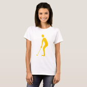 T-shirt Putage - Ambre (Devant entier)