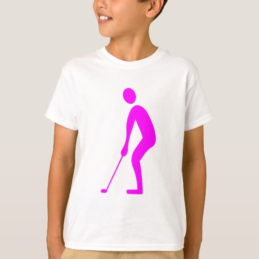 T-shirt Putage - Magenta (Devant)