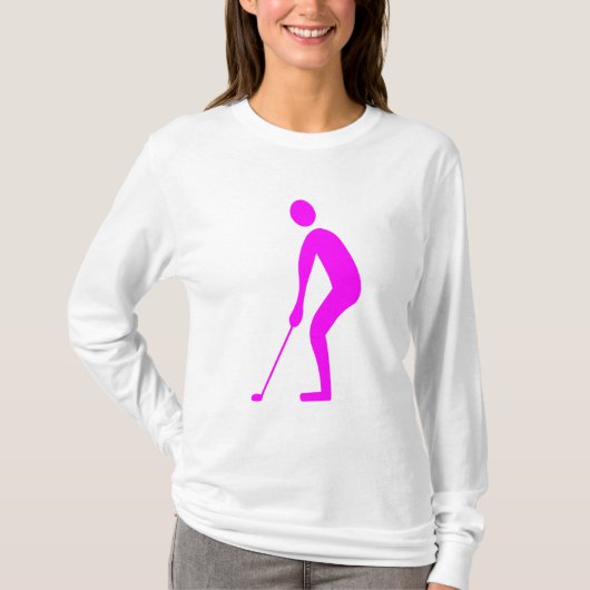 T-shirt Putage - Magenta (Devant)