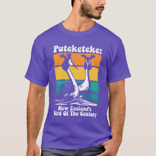 T-shirt Puteketeke New Zealands Bird of the Century garçon