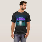 T-shirt Putes de l'espace (Devant entier)