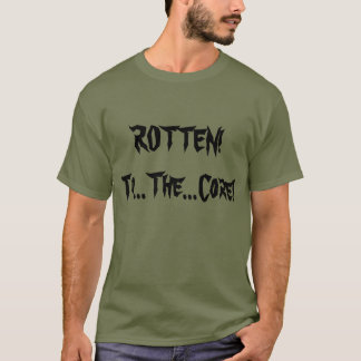T-shirt Putréfié ! À la chemise en métal de noyau
