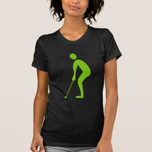 T-shirt Putting - Martian Green (Devant)