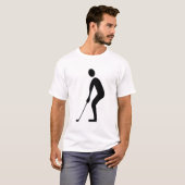 T-shirt Putting - Noir (Devant entier)