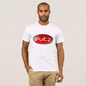 T-shirt Putz rouge brillant (Devant entier)