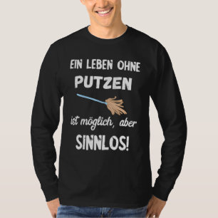 T-shirt Putzkraft Nettoyage Colonne Femme de ménage Lady