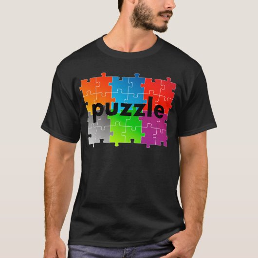 T-shirt puzzle パズル (Devant)
