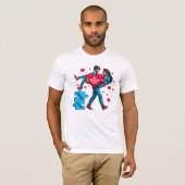 T-shirt Puzzle d'amour personnalisé - Mon morceau manquant (Devant entier)