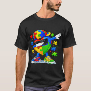 T-shirt Puzzle de dabbing pour la sensibilisation à l'auti