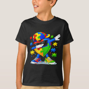 T-shirt Puzzle de dabbing pour la sensibilisation à l'auti