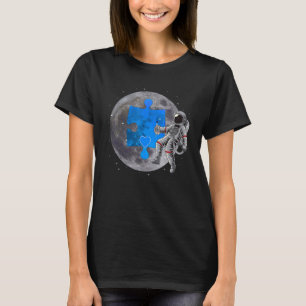 T-shirt Puzzle de l'astronaute de l'espace extra-atmosphér