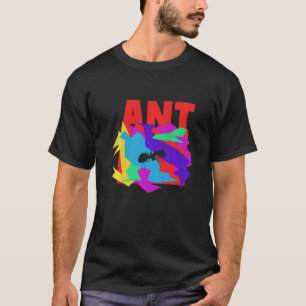 T-shirt Puzzle de mosaïque de fourmi animal