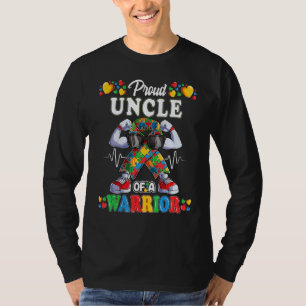 T-shirt Puzzle De Ruban Autistique Oncle De Sensibilisatio