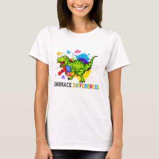 T-shirt Puzzle de sensibilisation à l'autisme - Accepter l