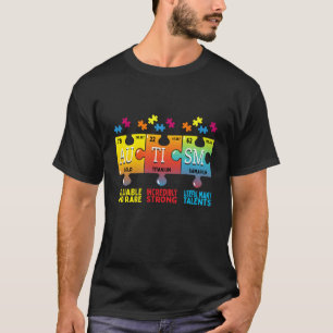 T-shirt Puzzle de sensibilisation à l'autisme Éléments chi