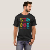 T-shirt Puzzle de sensibilisation à l'autisme Éléments du  (Devant entier)