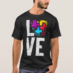 T-shirt Puzzle de sensibilisation à l'autisme Entendre Amo