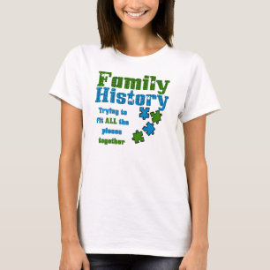 T-shirt Puzzle d'histoire familiale