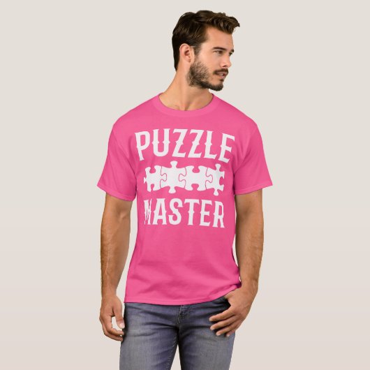 T-shirt Puzzle Master Jigsaw Puzzle (Devant entier)