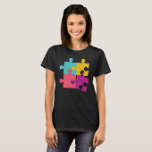 T-shirt Puzzle Solving Puzzles Hobby Crossword   3 (Devant entier)