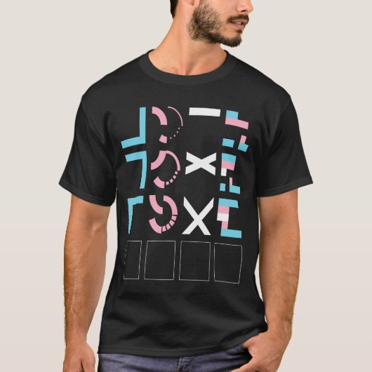 T-shirt Puzzle transgenre Ally (Devant)