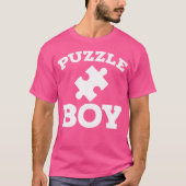 T-shirt Puzzles Jigsaw Puzzle Funny Puzzle Boy (Devant)
